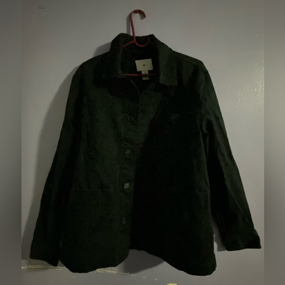 Black Overshirt - H&M / Mens (Size: M)